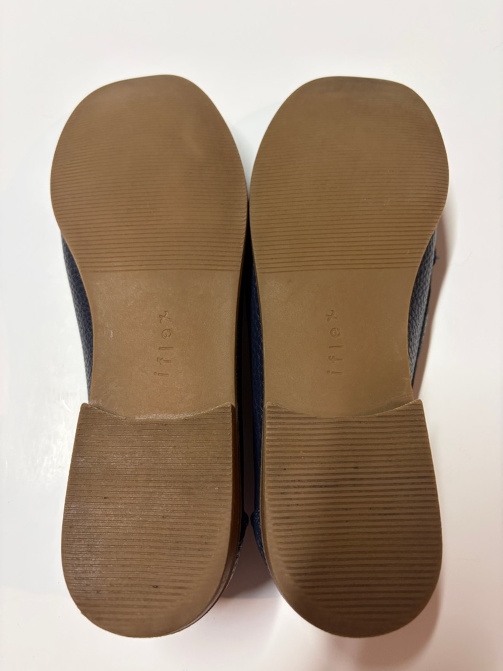Anne Klein AK Navy Loafers Comfort iFlex Driving Moc Shoes Size 9 - Picture 9 of 9